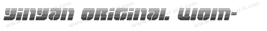 YINYAN ORIGINAL WOM字体转换